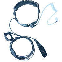 Гарнітура з ларингофоном для рацій Motorola DP4400, DP4401, DP4800, DP4801, DP4600 Чорний (Black)