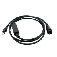 Кабель USB Motorola HKN6184 для програмування цифрових автомобільних рацій Motorola серії DM Чорний (Black)