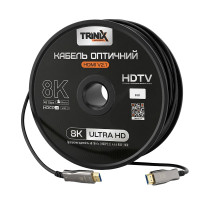 Кабель оптичний HDMI 2.1 80м Trinix AOC-HDMI8K-80M