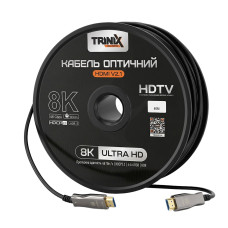 Кабель оптичний HDMI 2.1 80м Trinix AOC-HDMI8K-80M