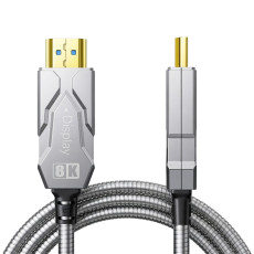 Кабель оптичний армований HDMI 2.0 100m Dtech DT-HF8100K