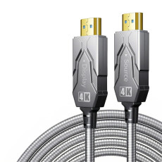 Кабель оптичний армований HDMI 2.0 60m Dtech DT-HF2060K