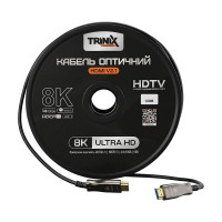 Кабель оптичний HDMI 2.1 100м Trinix AOC-HDMI8K-100M