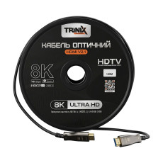Кабель оптичний HDMI 2.1 100м Trinix AOC-HDMI8K-100M