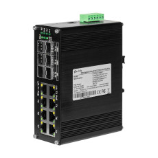 PoE-коммутатор 14-портовый управляемый L2+ E-LINK ETH-IMC2408MP гигабитный