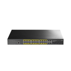 PoE-коммутатор 29-портовый управляемый L2 Cudy GS2028PS4-300W гигабитный