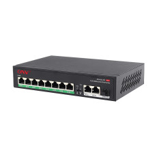 PoE-коммутатор неуправляемый гигабитный 11-портовый ONV H3108PFD