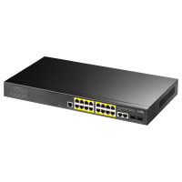 PoE-комутатор 21-портовий керований L2 Cudy GS2018PS2-200W гігабітний з 16 портами PoE