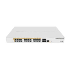 Комутатор MikroTik CRS328-24P-4S+RM
