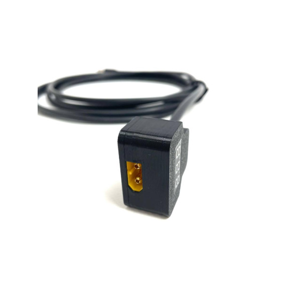 Кабель живлення Starlink Mini від FPV-батареї з вбудованим вольтметром (5 м)