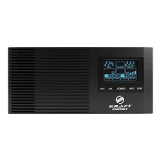 Інвертор Kraft KRF-AVR600VA/500W-12V з правильною синусоїдою під зовнішній акумулятор