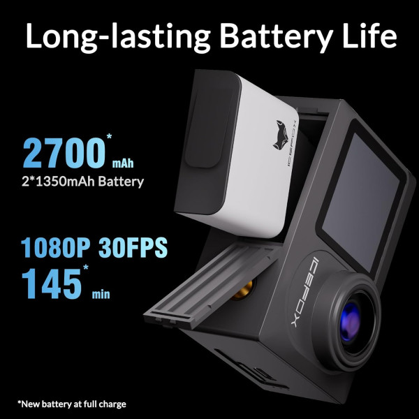 Екшн-камера Icefox I8 Чорний (Black)