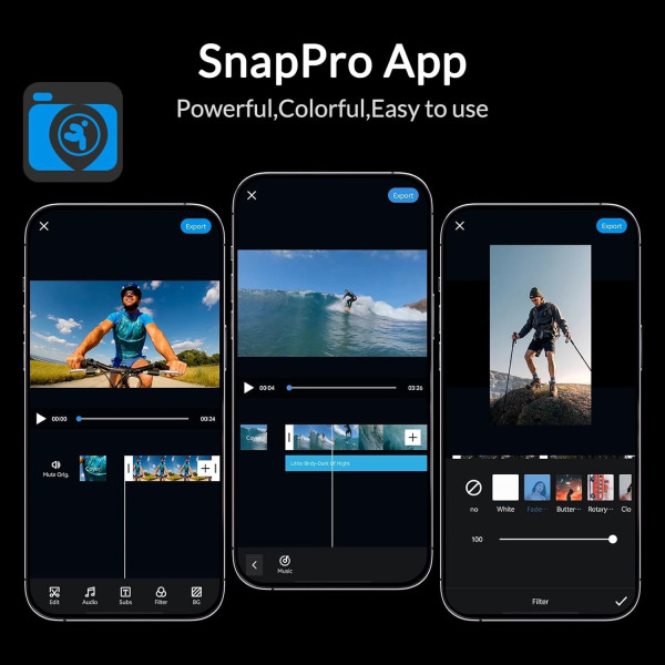 Екшн-камера Icefox I8 Чорний (Black)