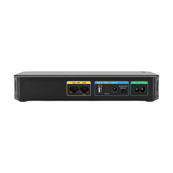 Джерело безперебійного живлення DC UPS Trinix TRX-MUPS-1848 Type-C для роутера і медіаконвертера