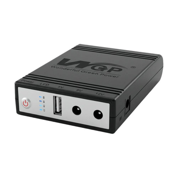 Джерело безперебійного живлення Mini UPS WGP UPS1032 10400mAh для роутера та оптичного терміналу