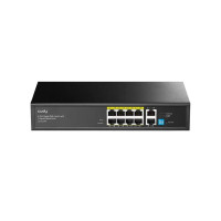 PoE-комутатор 10-портовий некерований Cudy GS1010PE 8 портів PoE+ гігабітний 120W