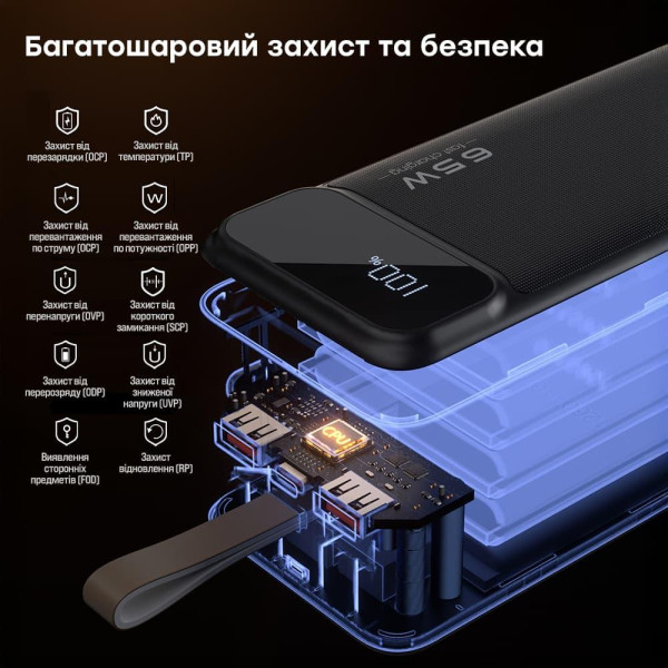 Повербанк Choetech B733 Black