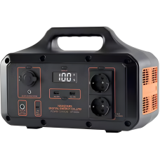 Портативна зарядна станція Hanstars HP1000A LiFePo4 1000W/768Wh Чорний (Black/Orange)