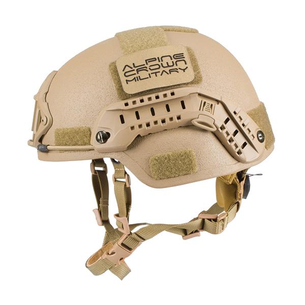 Балістичний шолом ALPINE CROWN MICH TWERON KEVLAR Койот (Coyote)
