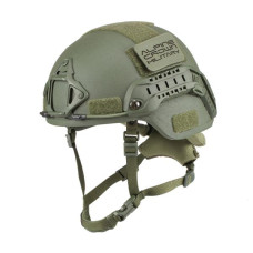 Балістичний шолом ALPINE CROWN MICH TWERON KEVLAR Оливковий (Ranger Green)