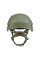 Балістичний шолом ALPINE CROWN MICH TWERON KEVLAR Оливковий (Ranger Green)