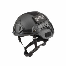 Балістичний шолом ALPINE CROWN MICH TWERON KEVLAR Чорний (Black)