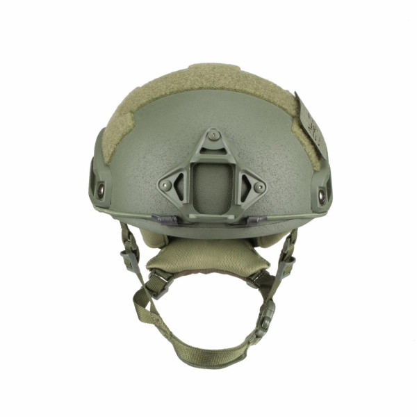 Балістичний шолом ALPINE CROWN FAST TWERON KEVLAR CP Оливковий (Ranger Green)