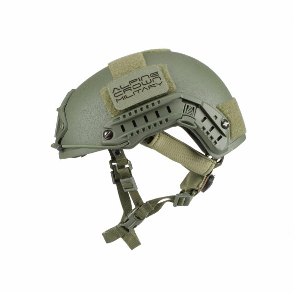 Балістичний шолом ALPINE CROWN FAST TWERON KEVLAR CP Оливковий (Ranger Green)