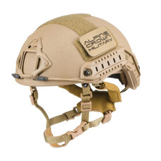 Балістичний шолом ALPINE CROWN FAST TWERON KEVLAR CP Койот (Coyote)