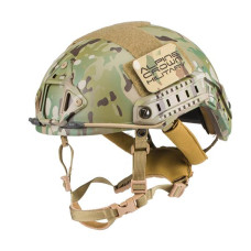 Балістичний шолом ALPINE CROWN FAST TWERON KEVLAR CP Мультикам (Multicam)
