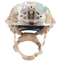 Балістичний шолом ALPINE CROWN BULLETPROOF HELMET TEAM WENDY TWARON KEVLAR Мультикам (Multicam)
