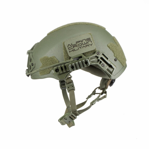 Балістичний шолом ALPINE CROWN BULLETPROOF HELMET TEAM WENDY TWARON KEVLAR Оливковий (Ranger Green)