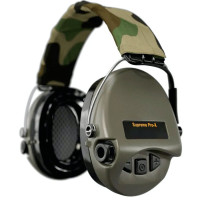 Навушники активні тактичні шумоподавлюючі Supreme Pro X Оливковий (Ranger Green)