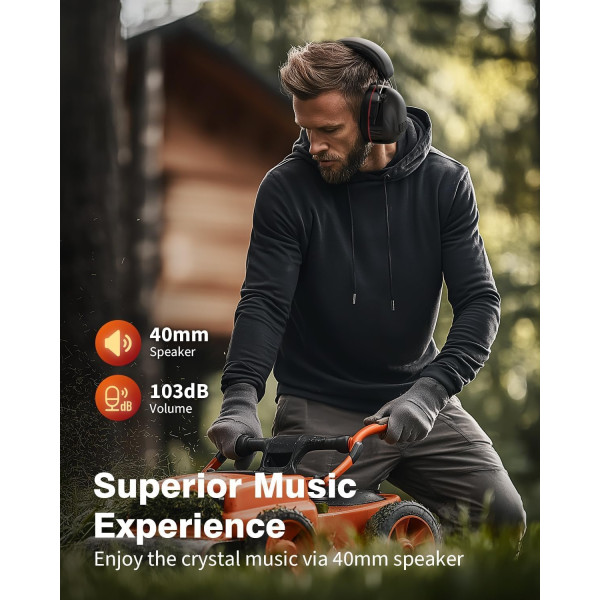 Протишумні захисні навушники Doohoeek Hearing Protector Version 6.0 Чорний (Black)