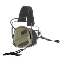 Активные защитные наушники EARMOR M32-FG PLUS с гарнитурой Оливковый (Ranger Green)