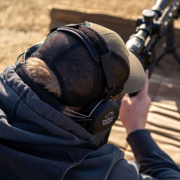 Навушники активні тактичні шумоподавлюючі WALKER'S FireMax Muff Behind The Neck (GWP-DFM-BTN) Чорний (Black)