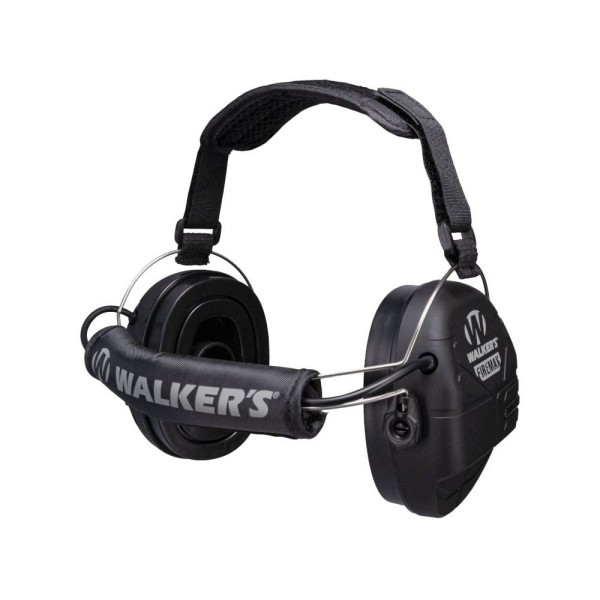 Навушники активні тактичні шумоподавлюючі WALKER'S FireMax Muff Behind The Neck (GWP-DFM-BTN) Чорний (Black)