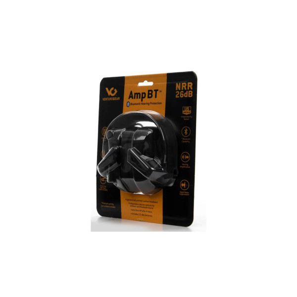 Активні протишумні захисні навушники Venture Gear Tactical AMP Сірий (Grey)