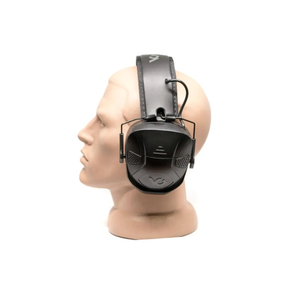 Активні протишумні захисні навушники Venture Gear Tactical AMP Чорний (Black)