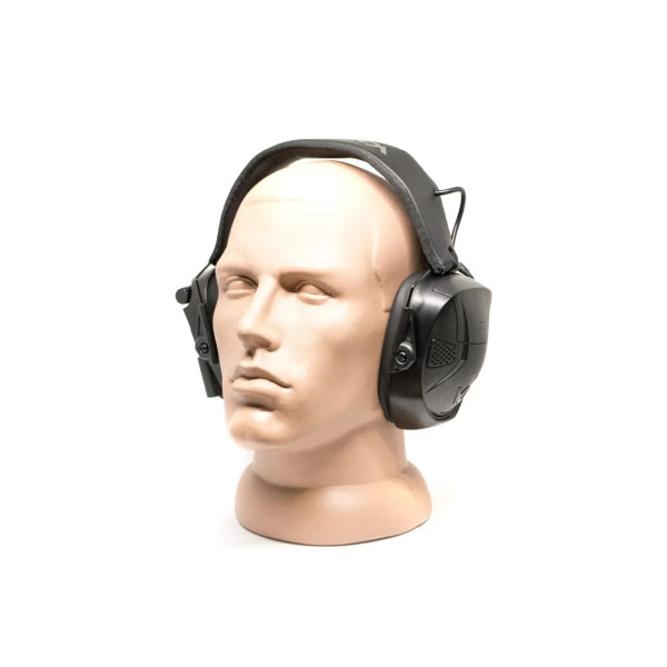Активні протишумні захисні навушники Venture Gear Tactical AMP Чорний (Black)