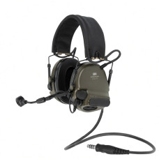 Навушники активні тактичні 3M PELTOR COMTAC XPI STEREO 5-POLE Оливковий (Ranger Green)