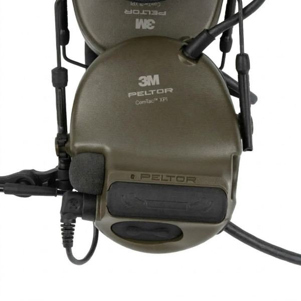 Навушники активні тактичні 3M PELTOR COMTAC XPI STEREO 5-POLE Оливковий (Ranger Green)