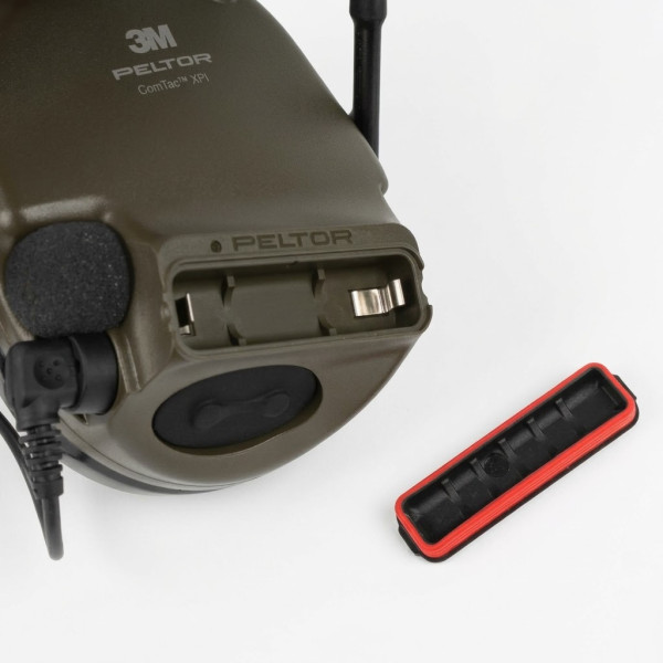 Навушники активні тактичні 3M PELTOR COMTAC XPI STEREO 5-POLE Оливковий (Ranger Green)