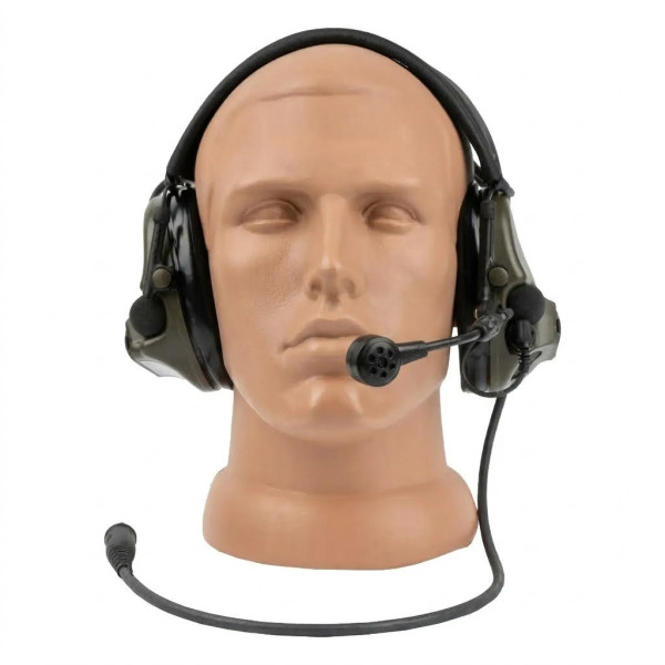 Навушники активні тактичні 3M PELTOR COMTAC XPI STEREO 5-POLE Оливковий (Ranger Green)