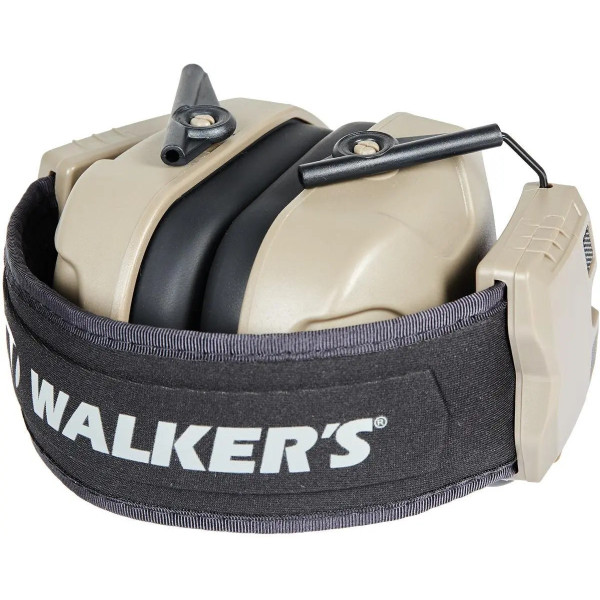 Навушники активні тактичні шумоподавлюючі WALKER'S XCEL-100 (GWP-XSEM) темно-бежевий (Flat Dark Earth)