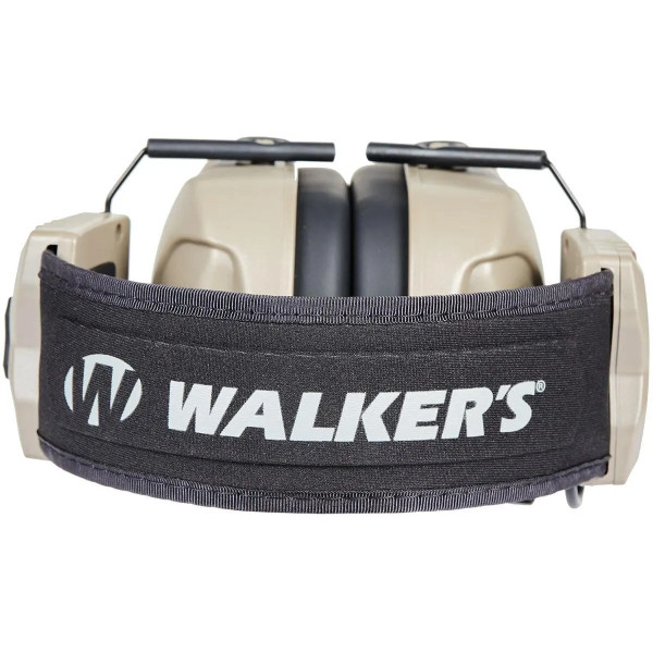 Навушники активні тактичні шумоподавлюючі WALKER'S XCEL-100 (GWP-XSEM) темно-бежевий (Flat Dark Earth)