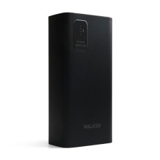 Повербанк (УМБ) зовнішній акумулятор WALKER WB-730 30000mAh Чорний (Black)