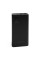 Повербанк (УМБ) зовнішній акумулятор WALKER WB-730 30000mAh Чорний (Black)