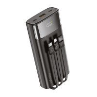 Повербанк (УМБ) зовнішній акумулятор WALKER WB-625 20000mAh Чорний (Black)
