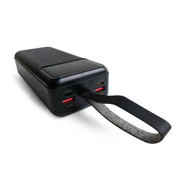 Повербанк (УМБ) зовнішній акумулятор WALKER WB-630 30000mAh Чорний (Black)